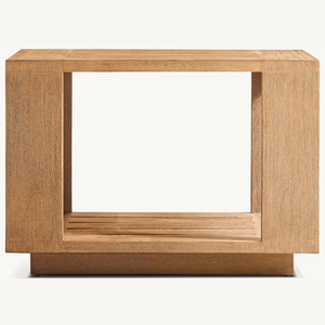 Mesa de Centro de Teca Resistente con Diseño Moderno, Ecológica, Duradera y Resistente a las Termitas para Uso en Interiores/Exteriores, Muebles para Sala de Estar - Product Image 3