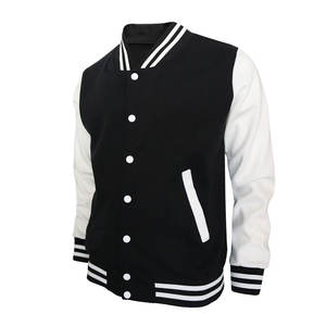 Producción de chaquetas letterman personalizadas de alta calidad con chaquetas universitarias de lana y cuero para compradores mayoristas. - Product Image 3