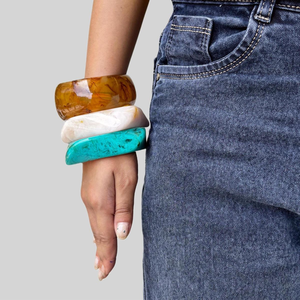 Brazaletes Artesanales Modernos para Mujer, Coloridos y Únicos, para Fiestas y Uso Diario - Product Image 4