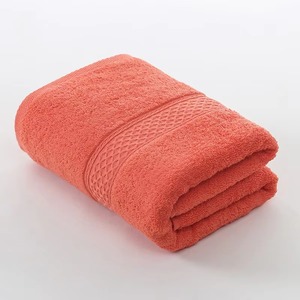 Serviette de bain douce 100% coton, écologique, séchage rapide, douce pour la peau, couleur unie, rectangulaire, teinte unie, pour usage domestique - Product Image 3