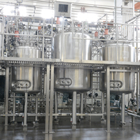 5-30000L Acier Inoxydable Double Veste Navire Microbiologie & Vaccins Équipement de Production Cuve de Fermentation Utilisation en laboratoire Pompe PLC