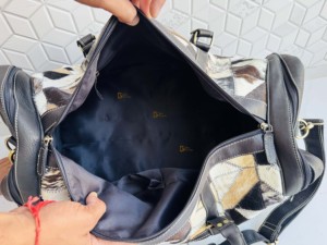 Bolsa de Viaje de Cuero Vacuno de Diseño Exclusivo 2026, Bolsa Hecha a Mano, Unisex, Multiusos, Tamaño Grande - Product Image 6