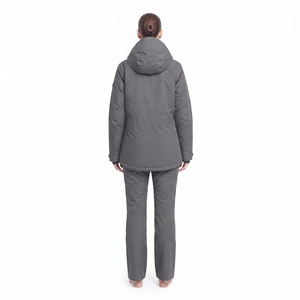 Chaqueta de Esquí Impermeable para Mujer Hawk Eye con Capucha, Cortavientos, Transpirable, para Nieve, Deportes al Aire Libre, Color Gris - Product Image 3