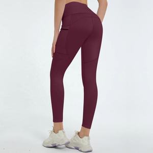 Leggings tricotés sans couture pour femmes, taille haute, couleur unie, style vintage, respirants, antibactériens, longueur cheville, idéaux pour la gym, le yoga et le sport - Product Image 5