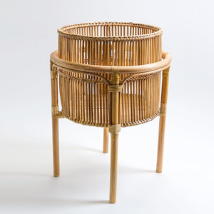 Support de plantes en rotin fait à la main, support de pot de fleurs, paniers de fleurs, décoration de jardin et de maison - Product Image 3