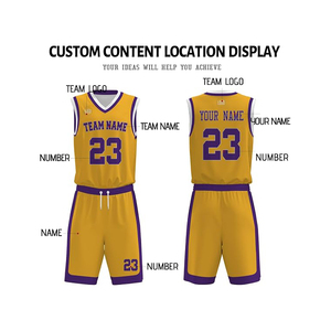 Maillot et short de basket-ball personnalisés à prix avantageux, dernier style, uniforme de basket-ball en vente, service OEM. - Product Image 5