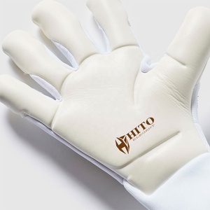Gants de gardien de but de football sur mesure de haute qualité, avec impression en silicone sur le dos et contact Letax sur la paume avant, coupe Roll FingerCut - Product Image 3