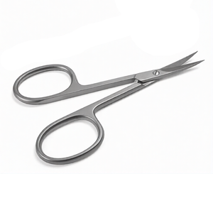 Pack of 2 <b>Nail</b> Scissors Set 3.5 Inch Straight & Curved Stainless Steel Manicure Pedicure <b>Nail</b> Cutting Professional Tool <b>Kit</b> - Product Image 5