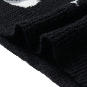 Suéter de Punto para Hombre, Diseño de Astronauta y Estrellas, Manga Larga, Ropa de Invierno, Negro y Gris, Estilo Americano - Product Image 4