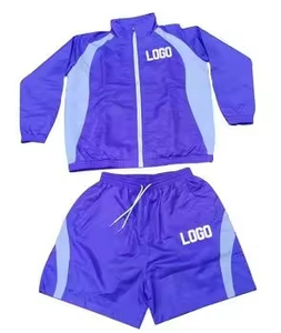<b>Wind</b> <b>Breaker</b> Sets Windproof Men Polyester Nylon Windbreaker Short Tracksuit Zipper Jackets and Shorts Two Piece Set - Product Image 6