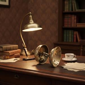 Campana de escritorio vintage de latón, campana de llamada de latón grabada a mano para decoración de oficina, hotel y mostrador, estilo antiguo con diseño tradicional. - Product Image 5