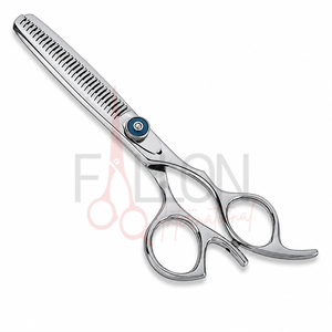 Ciseaux texturisants de salon en acier inoxydable pour la retouche des cheveux avec vis réglable - Product Image 4