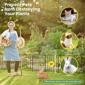 Set di 25 Recinzioni Decorative Antiruggine per Giardino, per Cani e Aiuole, Recinzioni Premium, Tralicci e Cancelli - Product Image 6