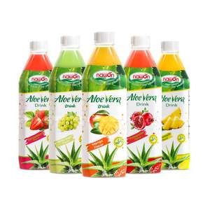 Jus d'Aloe Vera Naturel Kuice 500ml en Bouteille avec Pulpe d'Aloe Vera Saveurs de Fruits Nawon Produit de Jus de Fruits et de Légumes Fabriqué en Usine au Vietnam - Product Image 1