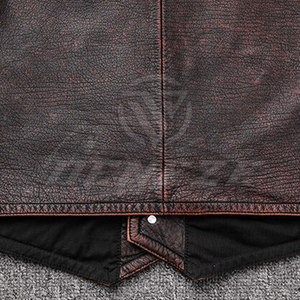 Veste en cuir d'agneau véritable pour homme, mode masculine, vente en gros, pour l'hiver, veste en cuir décontractée pour homme - Product Image 3