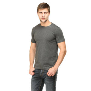 Camiseta de Manga Corta con Cuello Redondo para Hombre, Estilo Casual, 100% Algodón, Tejido Worsted, Logotipo Frontal, Transpirable, Gran Venta - Product Image 5