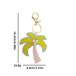 Custom Embroidered Beaded Sequin Keychain with State <b>Name</b> Charm Bag <b>Tag</b> & Mascot Accessory-Wholesale Supplier BY MULTI CRAFT - Product Image 3