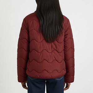 Veste matelassée pour homme grande taille, couleur unie, imperméable, réversible, en coton, design personnalisable, respirante, imprimée - Product Image 2