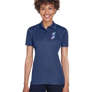 เสื้อโปโลปักลายพรีเมียมสำหรับสุภาพสตรี แจ็คแอนด์จิล แขนสั้น คอปกติดกระดุม เสื้อทำงานลำลอง สั่งทำโลโก้ได้ ขายส่ง - Product Image 2