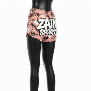 Shorts de mujer de alta calidad, material de poliéster y spandex, ligeros, elásticos, con logo impreso por sublimación. - Product Image 5