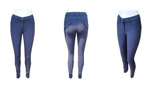 Pantalones de carreras inteligentes para mujer, pantalones tejidos para montar a caballo para deportes ecuestres - Product Image 2