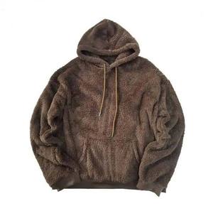 Novedad en Línea: Sudadera con Capucha Personalizada, Frontal Sólido, Forro Polar Sherpa, 100% Algodón, Antiarrugas, Gruesa y Afelpada - Product Image 4