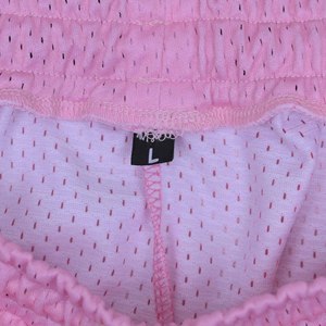 Shorts de basket-ball pour hommes en mesh de qualité supérieure, impression par sublimation personnalisée, avec poches zippées, shorts en polyester hautement élastiques - Product Image 2