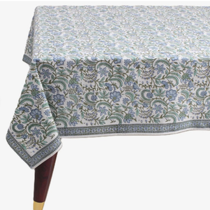 Rectangle Indoor & Outdoor Dining Table Cover Cotton Linen <b>Tablecloths</b>, Wrinkle Free Anti-Fading Table Cloth With Tassel - Product Image 2