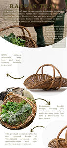 Vente en gros d'usine - Plateau de rangement rond en rotin robuste, plateau de rangement, plateau de service, cuisine, salon et hôtel - Product Image 6