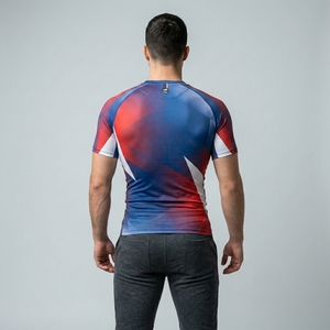 Camiseta Deportiva de Compresión Personalizada para Hombre, Manga Corta, para Running, Fitness, Gimnasio y Entrenamiento - Product Image 2