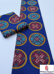 Tissu en coton imprimé africain de qualité export du Ghana, motif authentique pour la mode féminine, l'artisanat et les sacs - Product Image 6