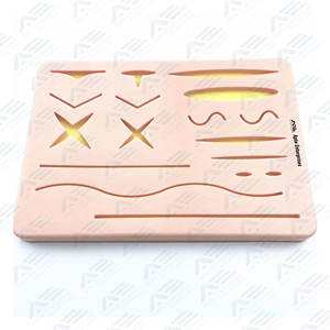 Kit d'outils de pratique de suture Kit de pratique de suture pour la peau médicale Kit de pratique de formation de coussinets de suture pour les étudiants en médecine et en soins infirmiers - Product Image 2