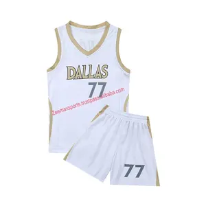 新款时尚设计定制篮球制服升华篮球球衣