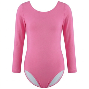 Girl Rhythmic Long Sleeve <b>Sexy</b> Printed Sports Women Custom Design Training Dancewear Cheerleading <b>Leotards</b> Customized Colors OEM - Product Image 1