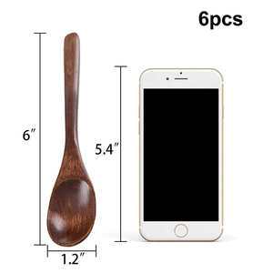 AYAANS-Ensemble de couverts en bois pour le dîner, couverts de cuisine, ensemble d'ustensiles de table comprenant une cuillère, une fourchette, un couteau (12 pièces) - Product Image 2