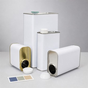 Boîtes en fer blanc pour huile d'olive en gros, 500 ml-5 L, contenants en fer blanc de qualité alimentaire pour l'emballage d'huile, impression personnalisée disponible - Product Image 3