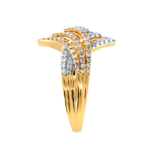Anillo de Diamantes Aurora Celestial, Anillo de Diamantes Abrazo de Luz Estelar, Anillo de Diamantes Resplandor Lunar, Anillo de Diamantes Chispa Soberana - Product Image 4