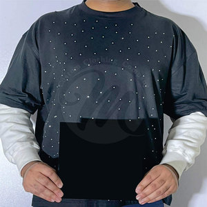 Camiseta de Rhinestone de la Mejor Calidad, Cómoda, Ajustada, Ropa con Pedrería - Product Image 6