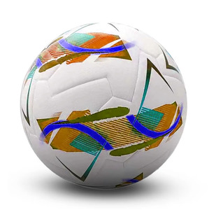 Ballon de football en cuir PU avec une adhérence améliorée pour un meilleur contrôle du ballon lors des matchs et des entraînements, adapté à tous les niveaux de compétence - Product Image 6