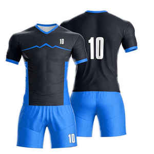 Maillots de football en gros, tenues d'équipe personnalisées, fournisseur de kits de football Pakistan, impression par sublimation, respirant, anti-bactérien, devant imprimé - Product Image 2
