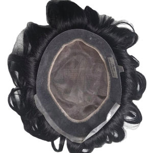 Peluca de Cabello Humano Mono de Primera Calidad Austrian Taz Hair Bangladesh con Estilos Naturales y Ondas Profundas - Product Image 1