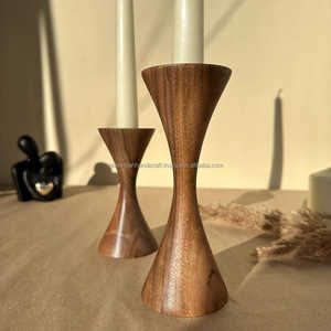 Bougeoir en bois de qualité supérieure beau design salon et utilisation décorative pour la maison restaurant hôtel - Product Image 2