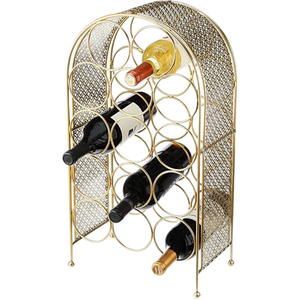 Porte-vin en bois moderne, créatif, modulaire, empilable, pour 6 bouteilles, présentoir à vin pour comptoir, pour la maison, la cuisine, les bars - Product Image 3