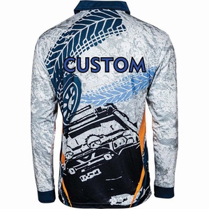 Custom Men’s Fishing Polo Shirts UV Protection Quick Dry Breathable Performance Wear - Product Image 6