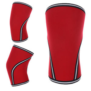 Genouillères en néoprène 7 mm avec logo personnalisé, accessoires de gym pour la musculation, sangle de sécurité sportive, genouillères de levage - Product Image 3