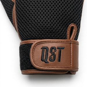 Premium Leather Weightlifting <b>Gloves</b> Palm Grip Wrist Support for Gym <b>Training</b> Heavy Duty Unisex Custom Logo - Product Image 5