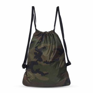 Custom Design Drawstring Bag Lightweight Polyester Gym <b>Backpack</b> OEM Manufacturer Supplier - Product Image 4