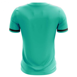 Polo en maille à manches courtes pour homme, imprimé géométrique blanc, noir et bleu, style sportif, séchage rapide, boutons sur le devant, coupe classique - Product Image 3