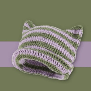 MILIENZ OEM Custom Logo Pattern <b>Beanie</b> <b>Women</b> Adult Fashion Jacquard <b>Black</b> Winter Hats Wind Proof Skull Acrylic Sports Hip Hop - Product Image 2