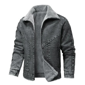 New Winter Men Fleece Warm <b>Denim</b> Jackets Black Casual Jeans <b>Coats</b> High Quality Male <b>Denim</b> <b>Coats</b> Outwear Winter Clothes Size 5XL - Product Image 5